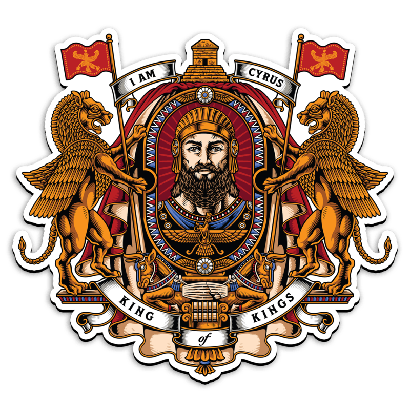 I AM CYRUS Coat of Arms Magnet
