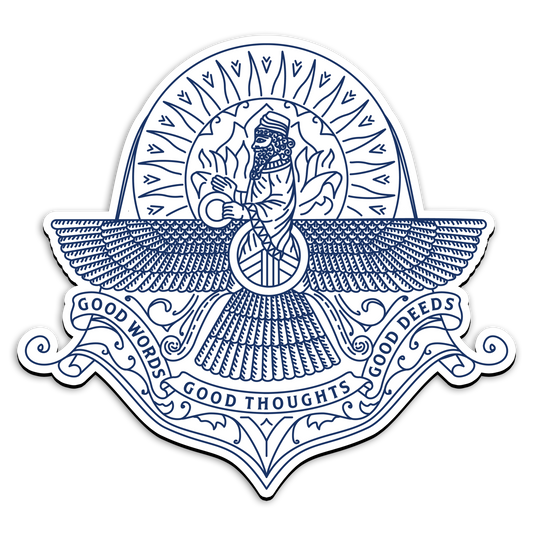 Faravahar Magnet from Persian Sticker Stories