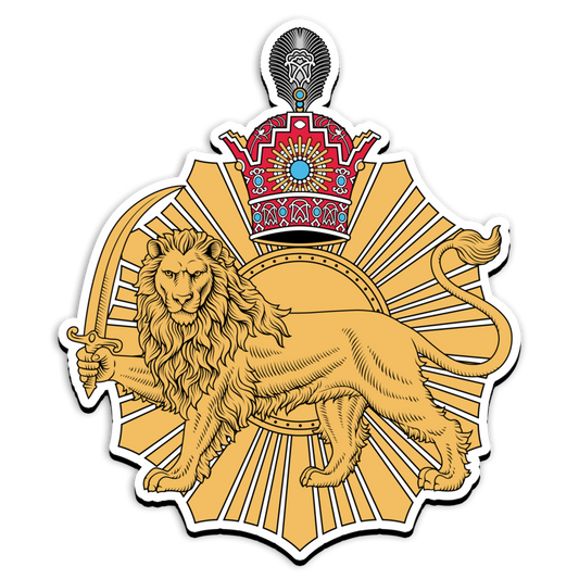 Original Lion & Sun with Crown magnet.